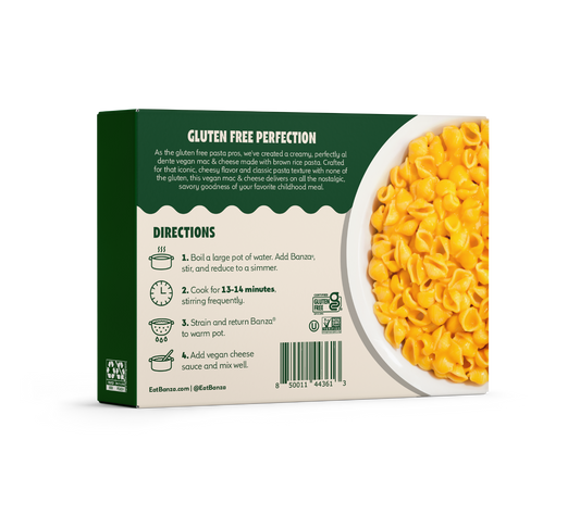 Brown Rice Vegan Deluxe Cheddar Shells