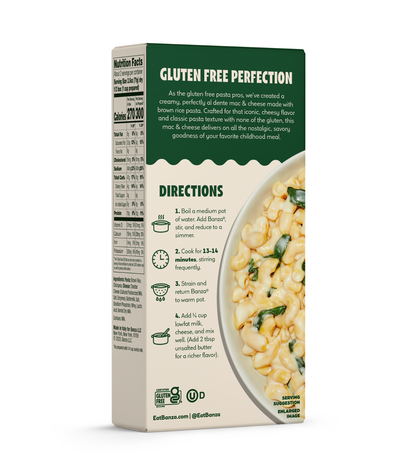 Brown Rice White Cheddar Elbows
