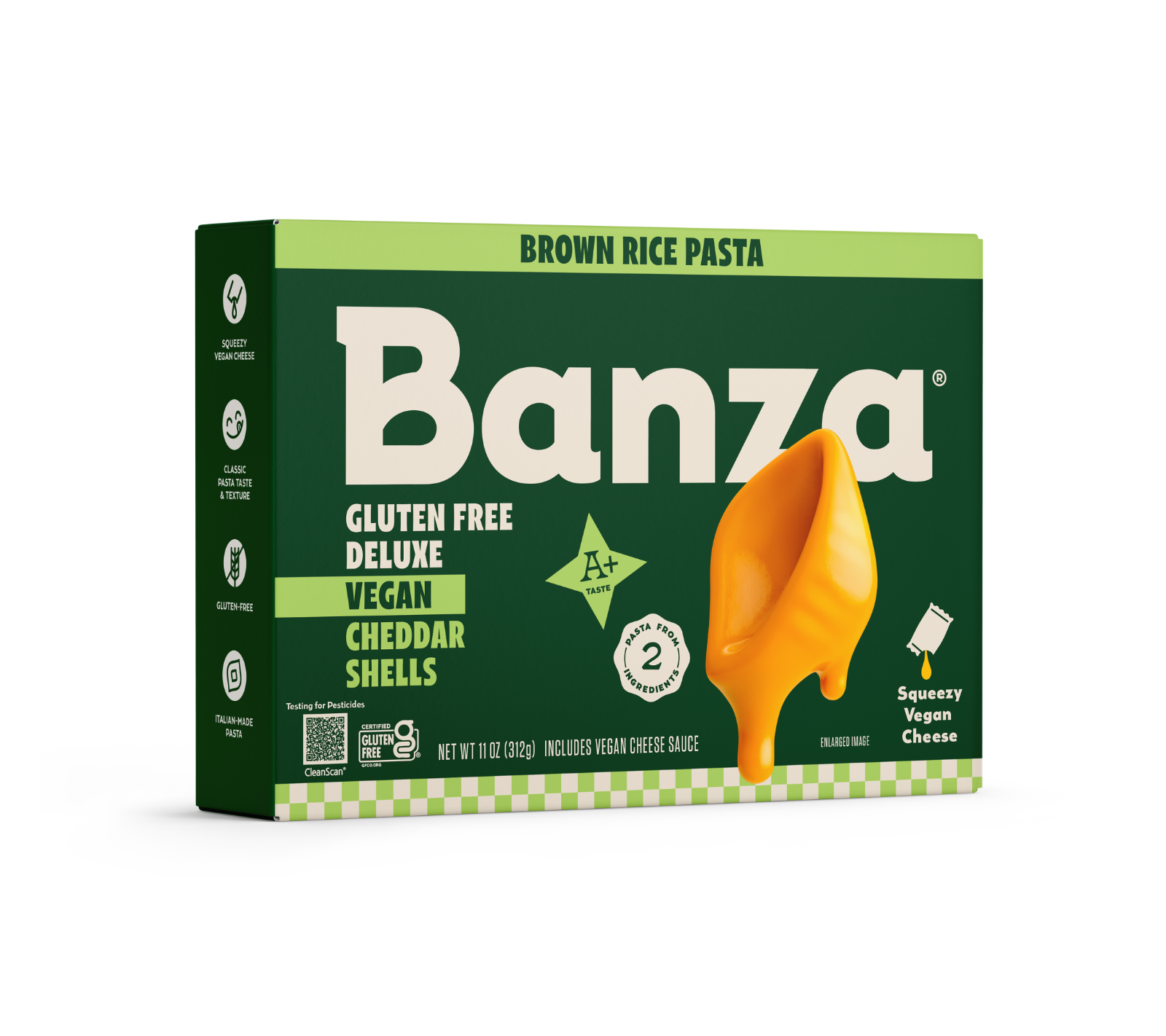 Brown Rice Vegan Deluxe Cheddar Shells