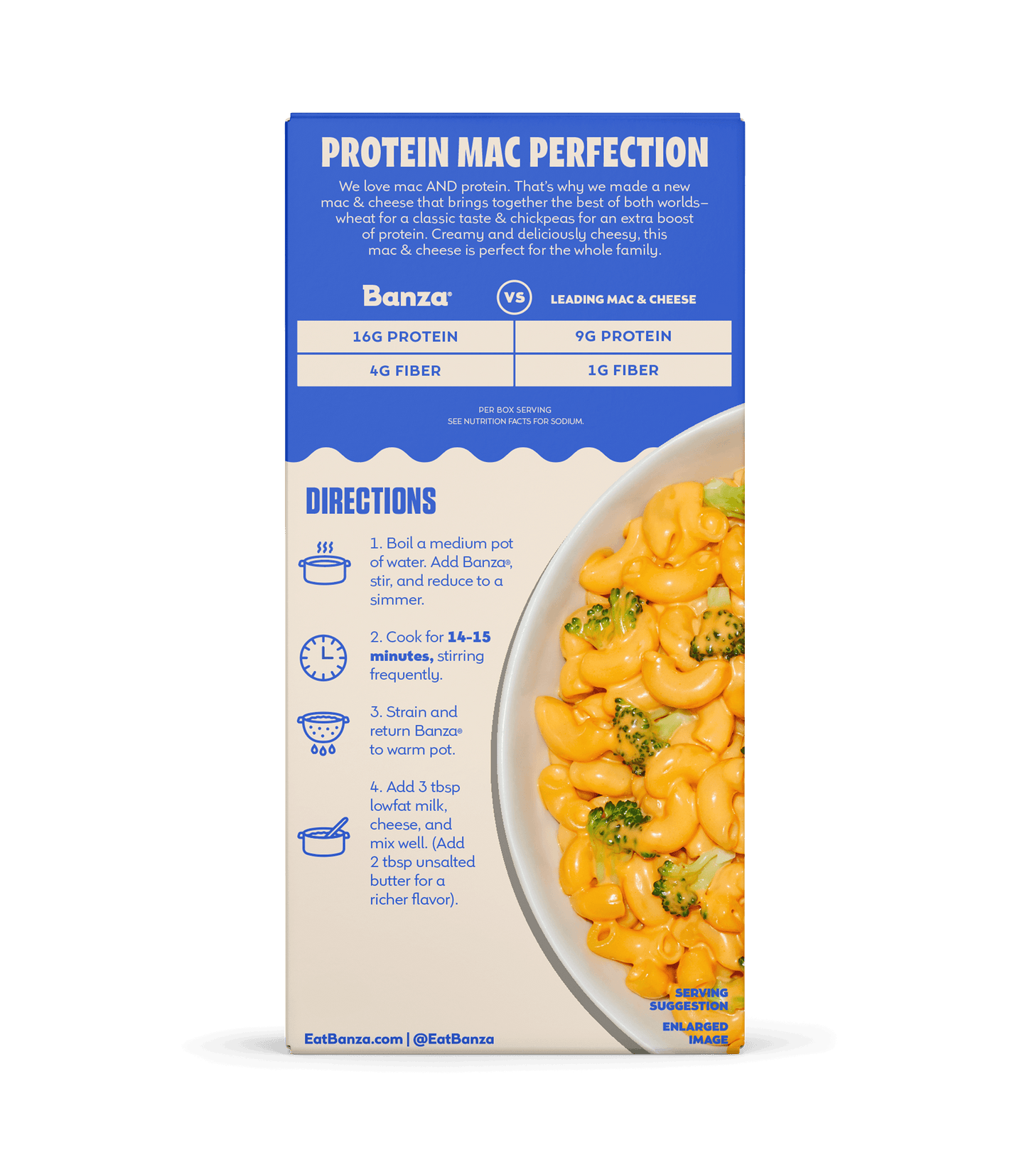 Wheat Protein Mac and Cheese Elbows – Yellow Cheddar (12-Pack)