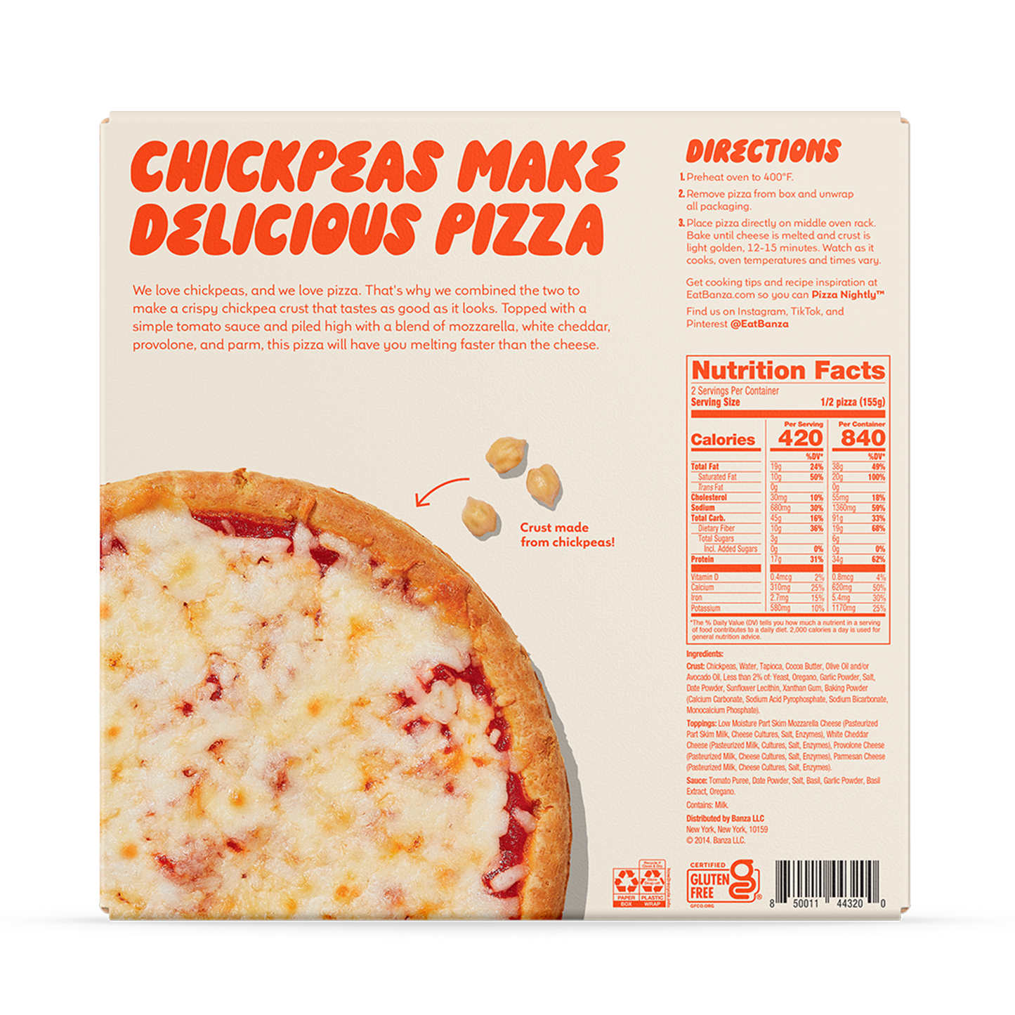 Four Cheese Pizza
