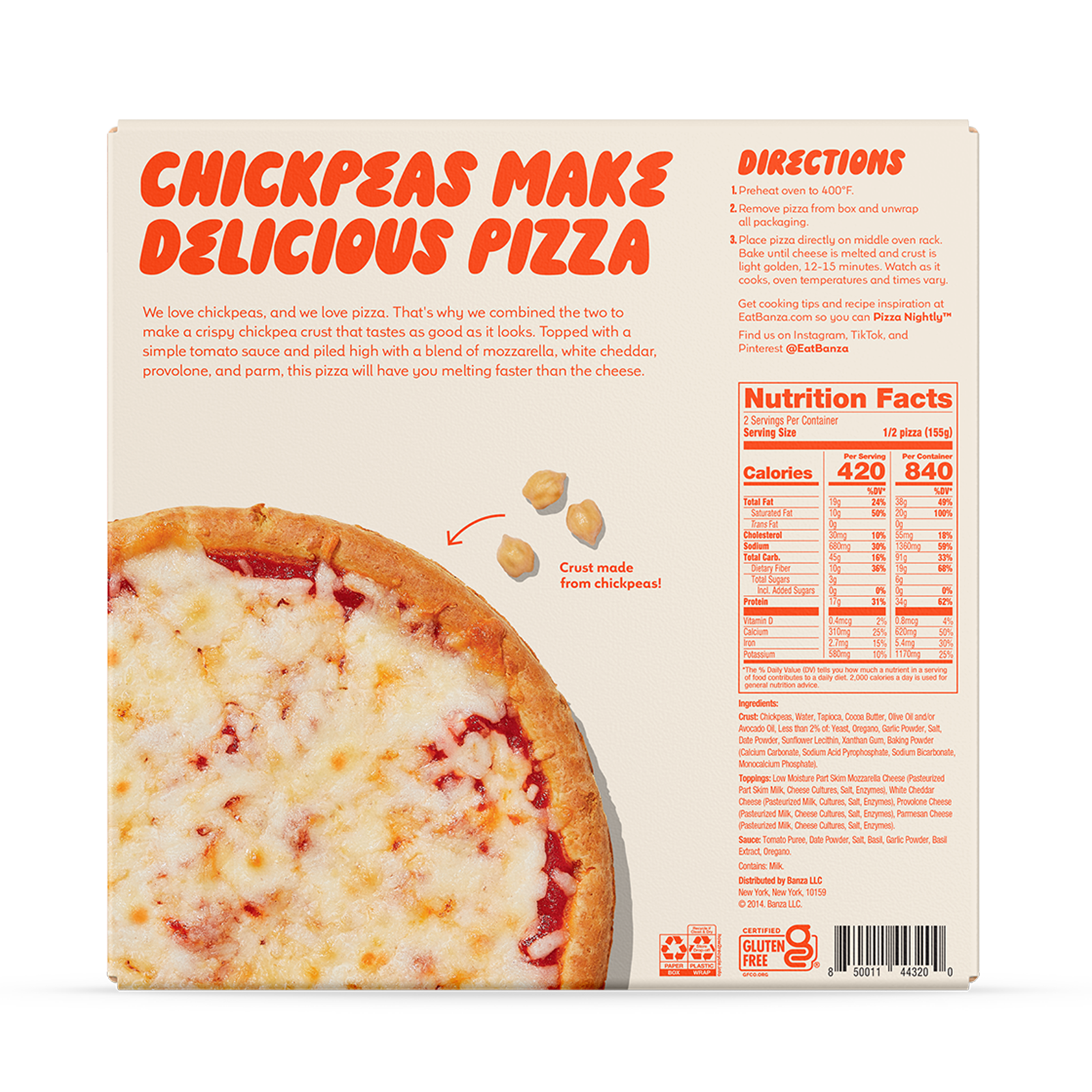 Four Cheese Pizza