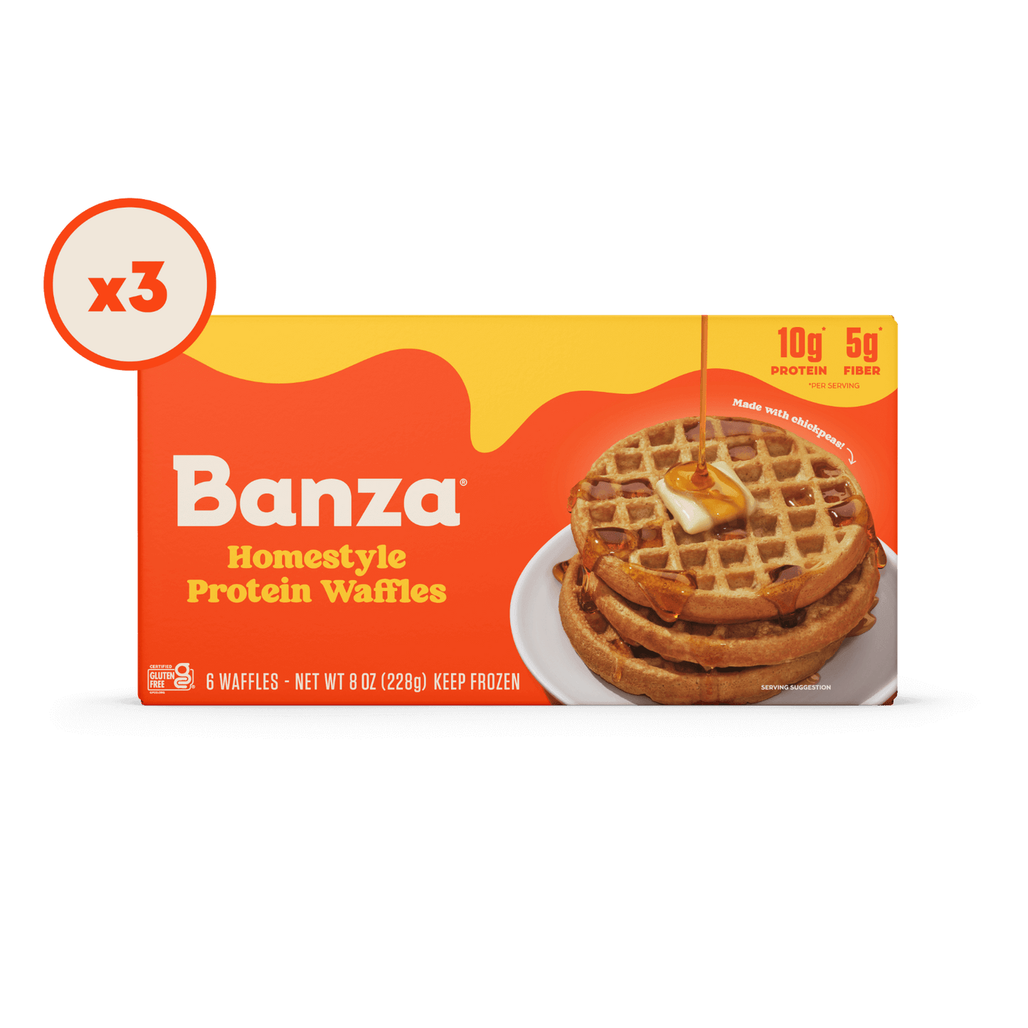 Homestyle Protein Waffles