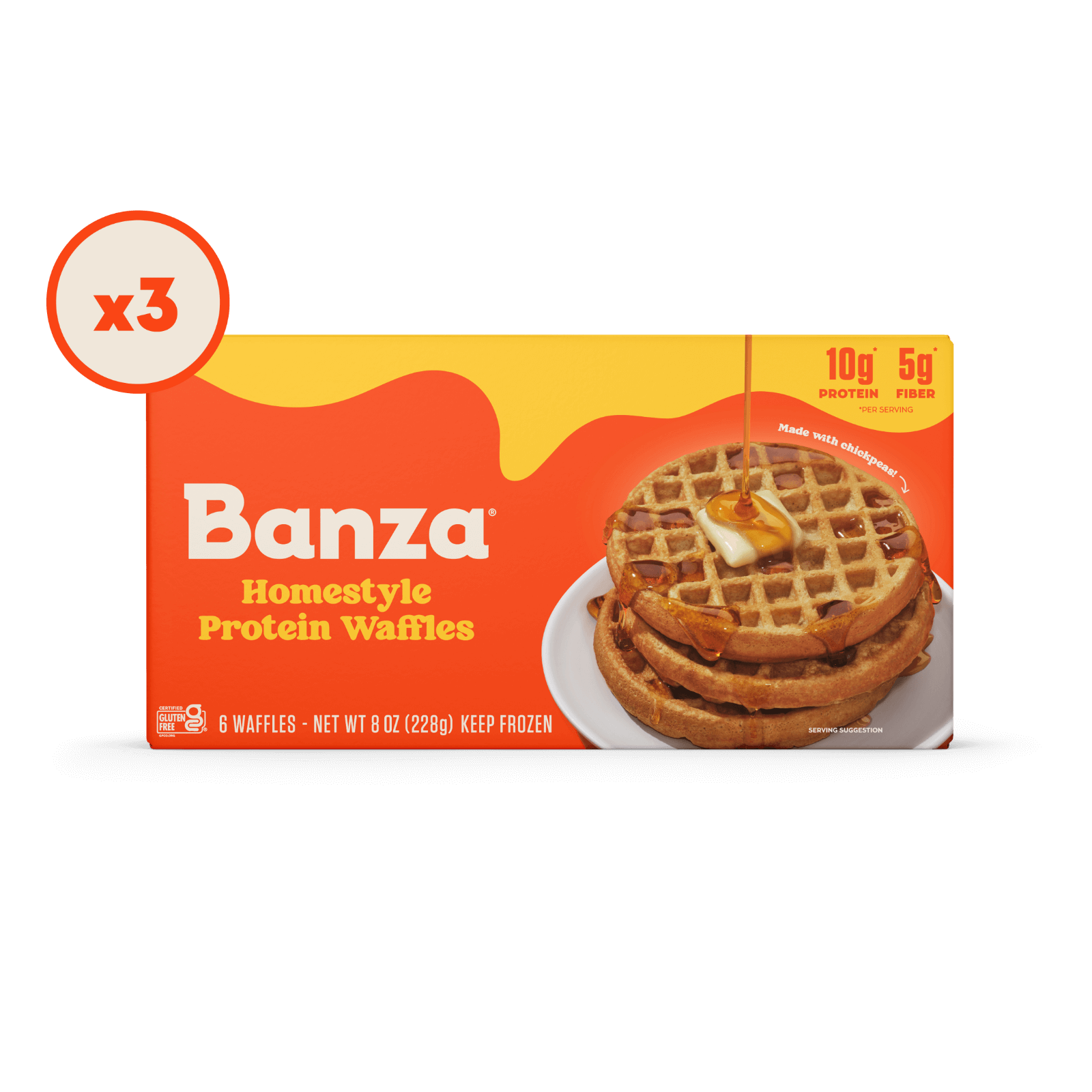 Homestyle Protein Waffles