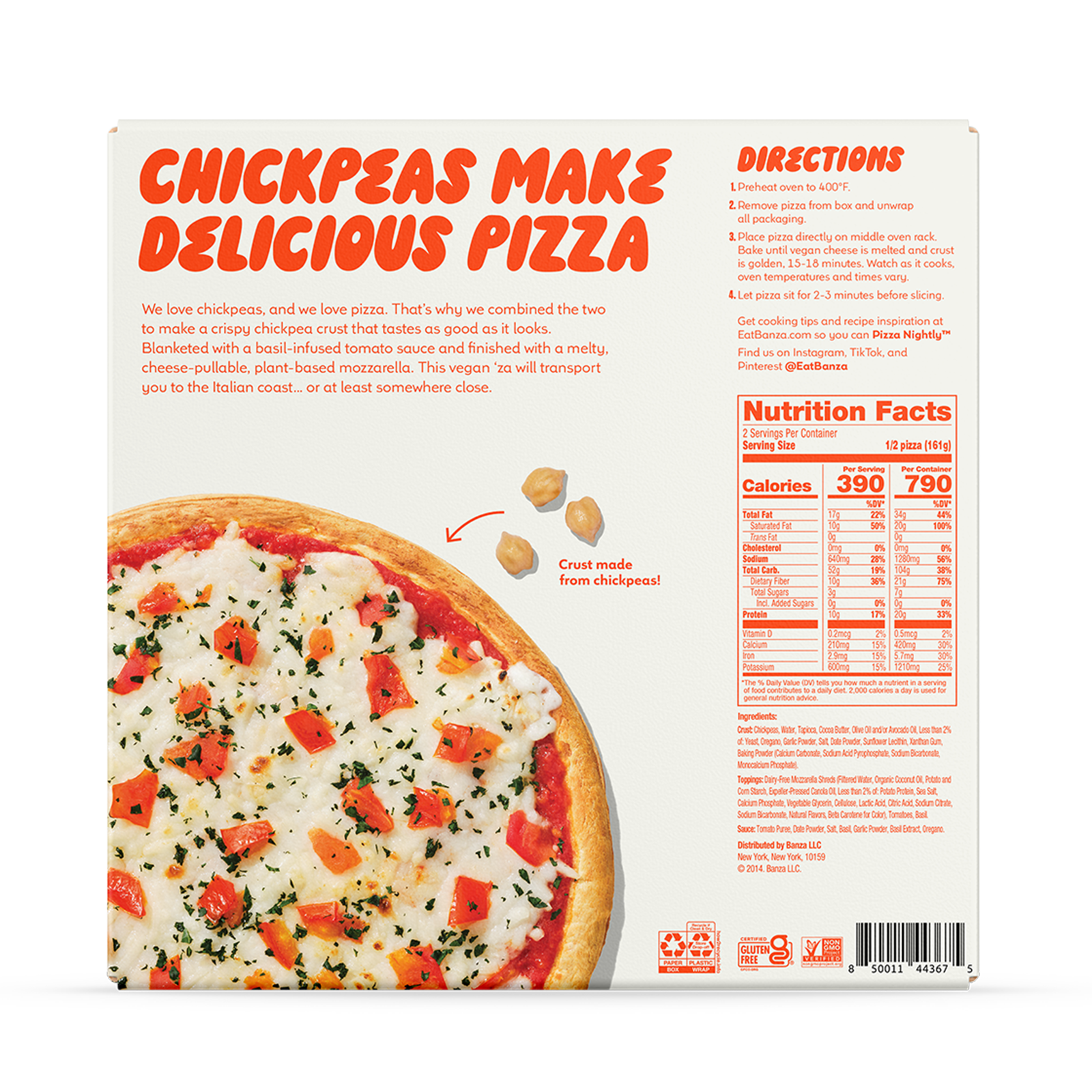 Vegan Margherita Pizza