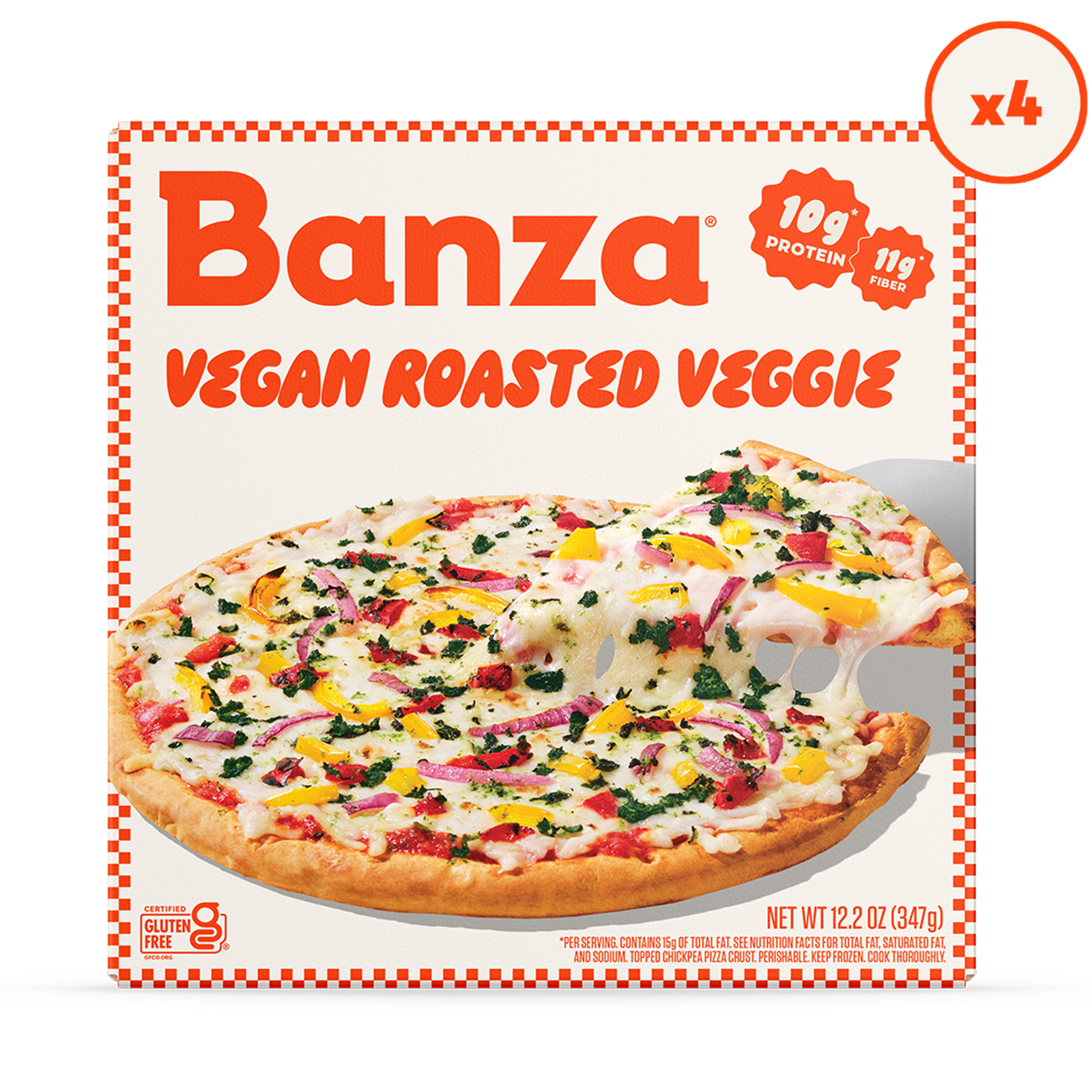 Vegan Roasted Veggie Pizza