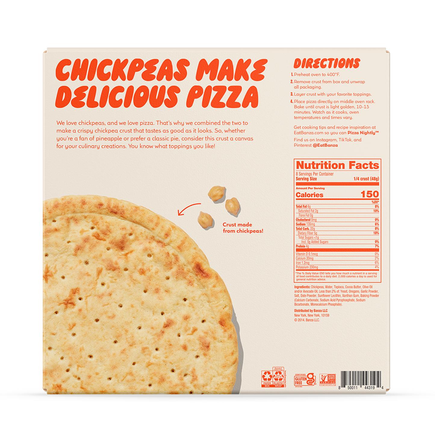 Plain Crust Pizza