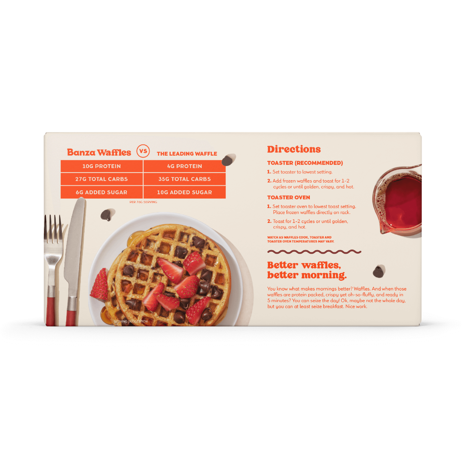 Chocolate Chip Protein Waffles