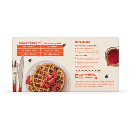 Chocolate Chip Protein Waffles
