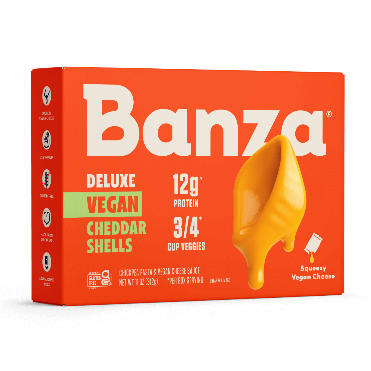 Vegan Deluxe Cheddar Shells