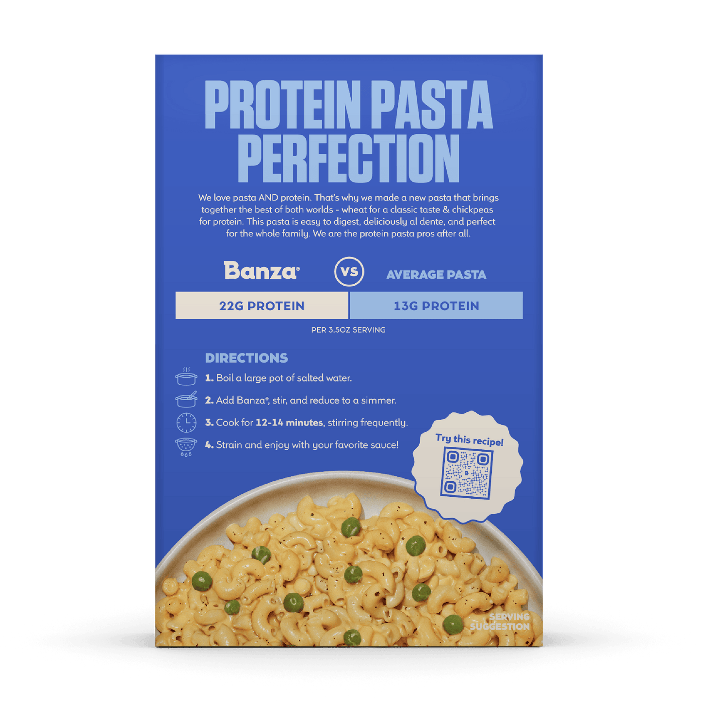 Wheat Protein Elbow Pasta (12-Pack)